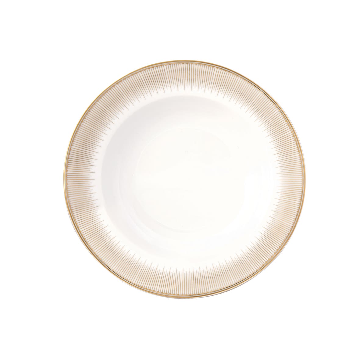 FESTIVE ZUPAS ŠĶĪVIS 21.5CM, BALTS/ZELTA KR., PORCELĀNS