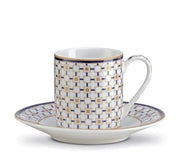 CHARLES KOMPL. TASES 80ML 2GAB, AR APAKŠTASI, PORCELĀNS
