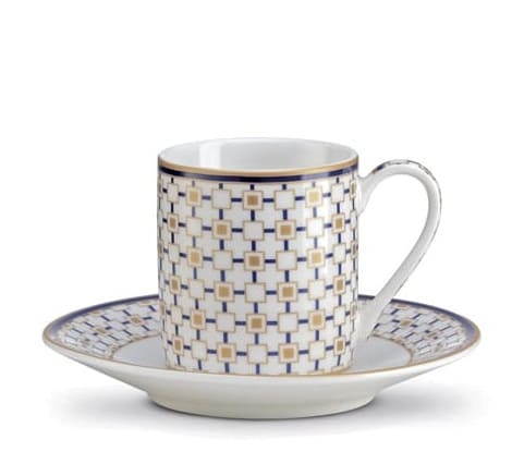 CHARLES KOMPL. TASES 80ML 2GAB, AR APAKŠTASI, PORCELĀNS