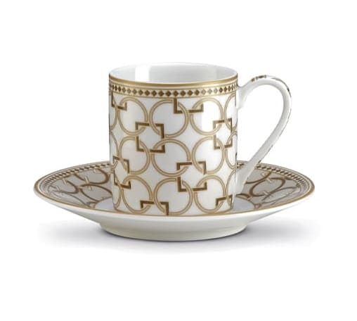 DECO KOMPL. 2GAB TASES 80ML AR APAKŠTASI, PORCELĀNS