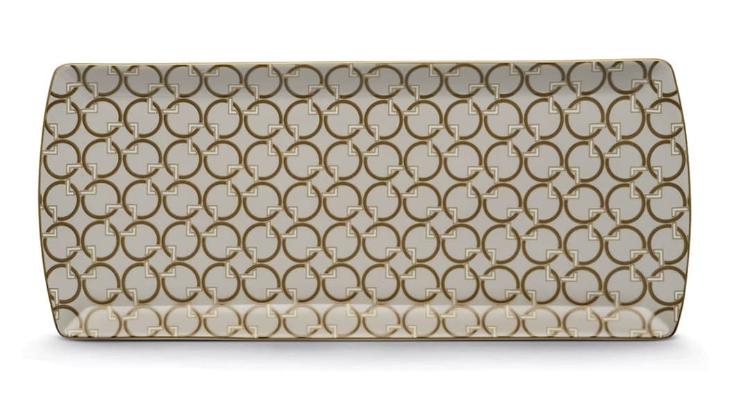 DECO SERVĒJAMAIS ŠĶĪVIS 35X15CM, PORCELĀNS