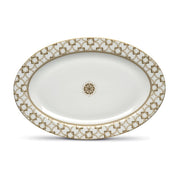 DECO SERVĒJAMAIS ŠĶĪVIS 36X24.5CM, OVĀLS, PORCELĀNS