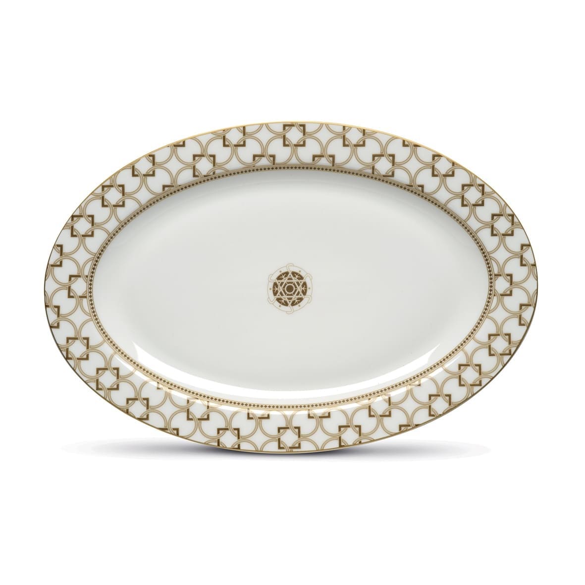 DECO SERVĒJAMAIS ŠĶĪVIS 36X24.5CM, OVĀLS, PORCELĀNS