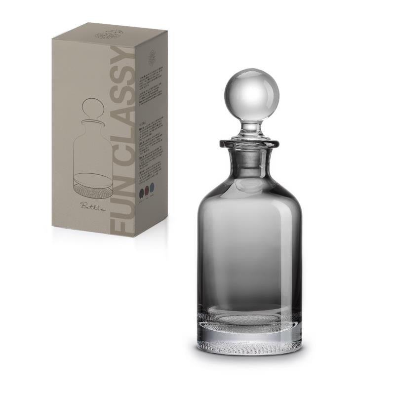 SMOKE GREY KARAFE 840ML, STIKLS