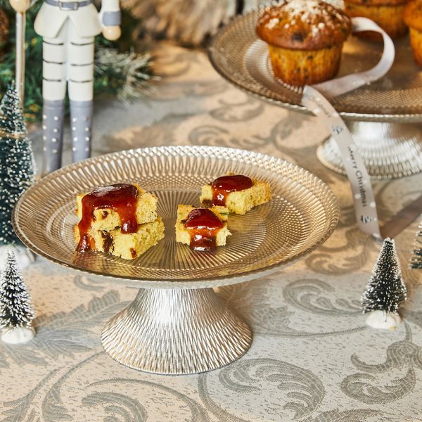 NATALE KŪKU ŠĶĪVIS 28CM, SUDRABA KR., STIKLS