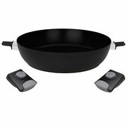 SPACE SAVING SAUTĒŠANAS PANNA 28CM AR NOŅEMAMIEM ROKTURIEM, ALUMĪNIJS/BAKELĪTS, INDUKCIJA