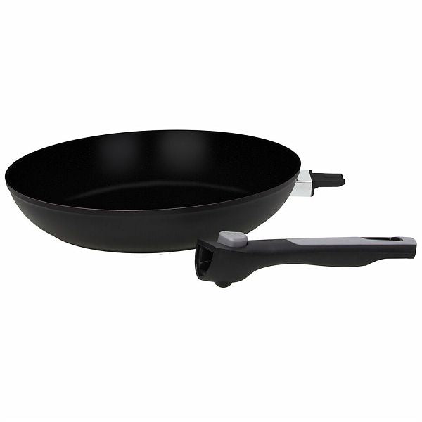 SPACE SAVING SAUTĒŠANAS PANNA 28CM AR NOŅEMAMIEM ROKTURIEM, ALUMĪNIJS/BAKELĪTS, INDUKCIJA