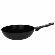 SPACE SAVING WOK PANNA 28CM, AR NOŅEMAMU ROKTURI, ALUMĪNIJS/BAKELĪTS, INDUKCIJA