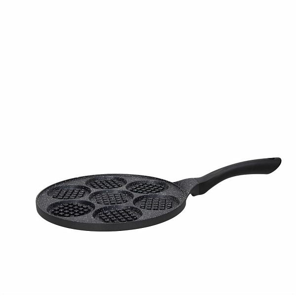 PREMIUM BLACK PANKŪKU-VAFEĻU PANNA 26CM, ALUMĪNIJS, INDUKCIJA