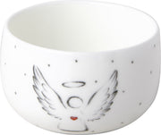 PURE ANGEL SVEČTURIS 7,5X5 CM, BALTS, PORCELĀNS