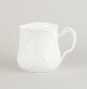 ART NOUVEAU COFFEE MUG 250ML, WHITE, PORCELAIN