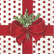 A PRESENT FOR YOU SALVETES 33x33CM 20GAB, SARKANS/BALTS, PAPĪRS