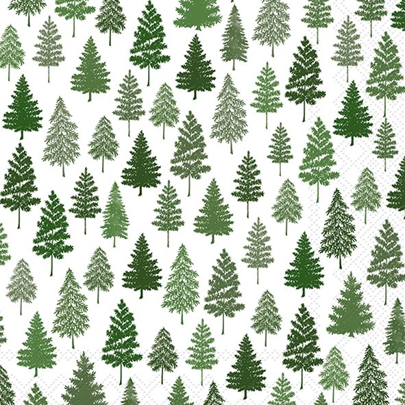 NORDIC FOREST SALVETES 33 X33 CM 20GAB, PAPĪRS