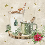 X-MAS DRINKS SALVETES 33 X33 CM 20GAB, PAPĪRS