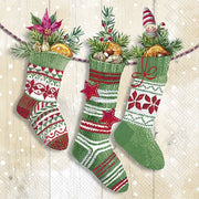 KNIT SOCKS SALVETES 33 X33 CM 20GAB, PAPĪRS