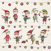 ELVES AT WORK SALVETES 33X33 CM 20GAB, PAPĪRS