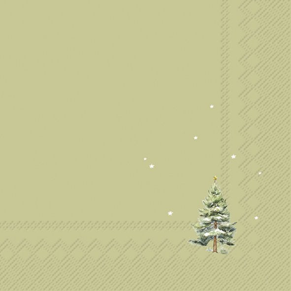 TINY CHRISTMAS TREE SALVETES 33x33CM 20GAB, PAPĪRS