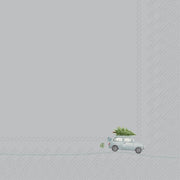 TINY CHRISTMAS CAR SALVETES 33x33CM 20GAB, PAPĪRS
