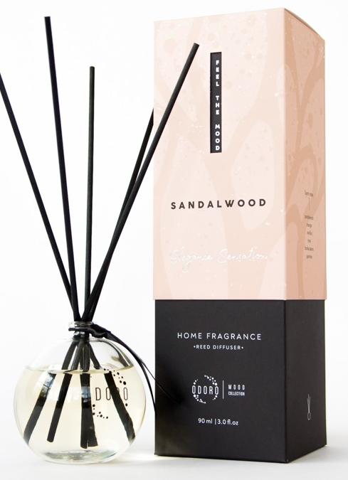 ODORO MOOD TELPU AROMATIZATORS SANDALWOOD 90ML, 10KOC.