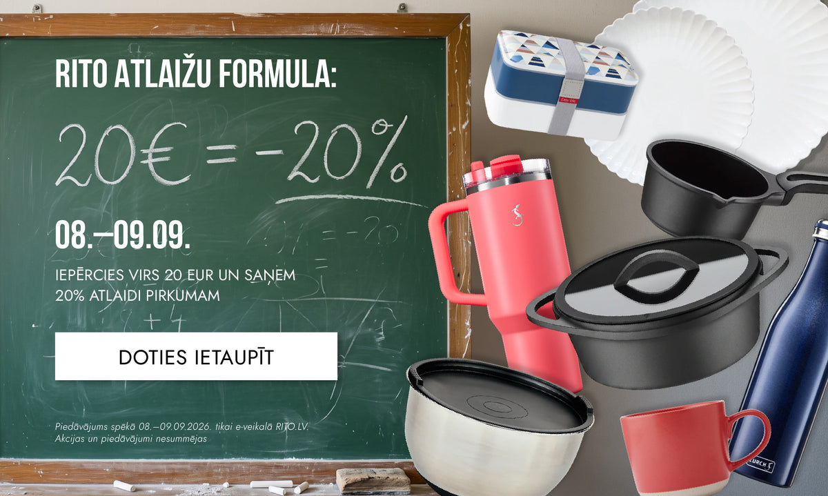 RITO atlaižu formula 20 € = -20%
