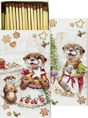 OTTER FAMILY BAKED SĒRKOCIŅI 11CM, 45GAB