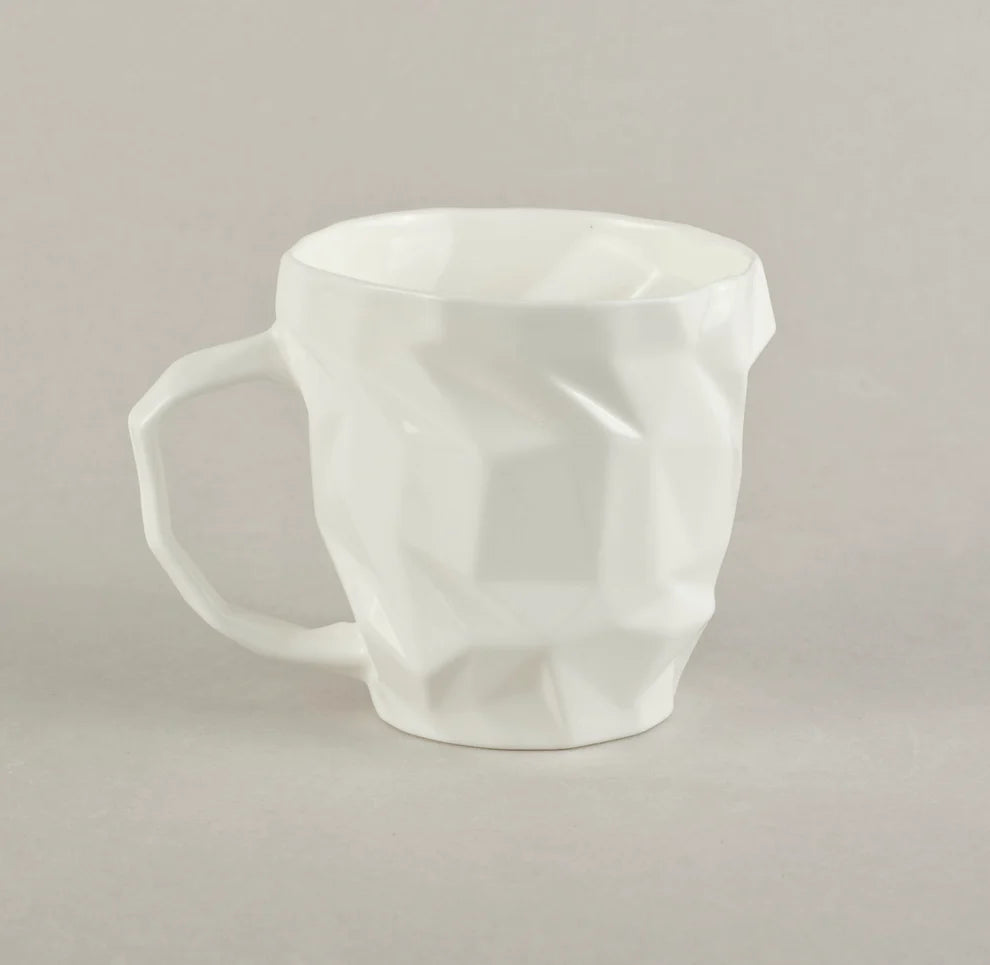 DIMANTS KRŪZE M, 250ML, BALTA, PORCELĀNS