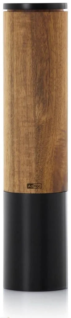 EMILL.5 ELEKTRISKĀS,DZIRNAVIŅAS H22CM, D5.1CM,,MELNS, AKĀCIJAS,KOKS/NER.TĒR.