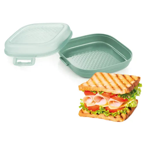 4FOOD SENDVIČU KASTĪTE, 15,2X14,1CM, H 5 CM, PLASTMASA