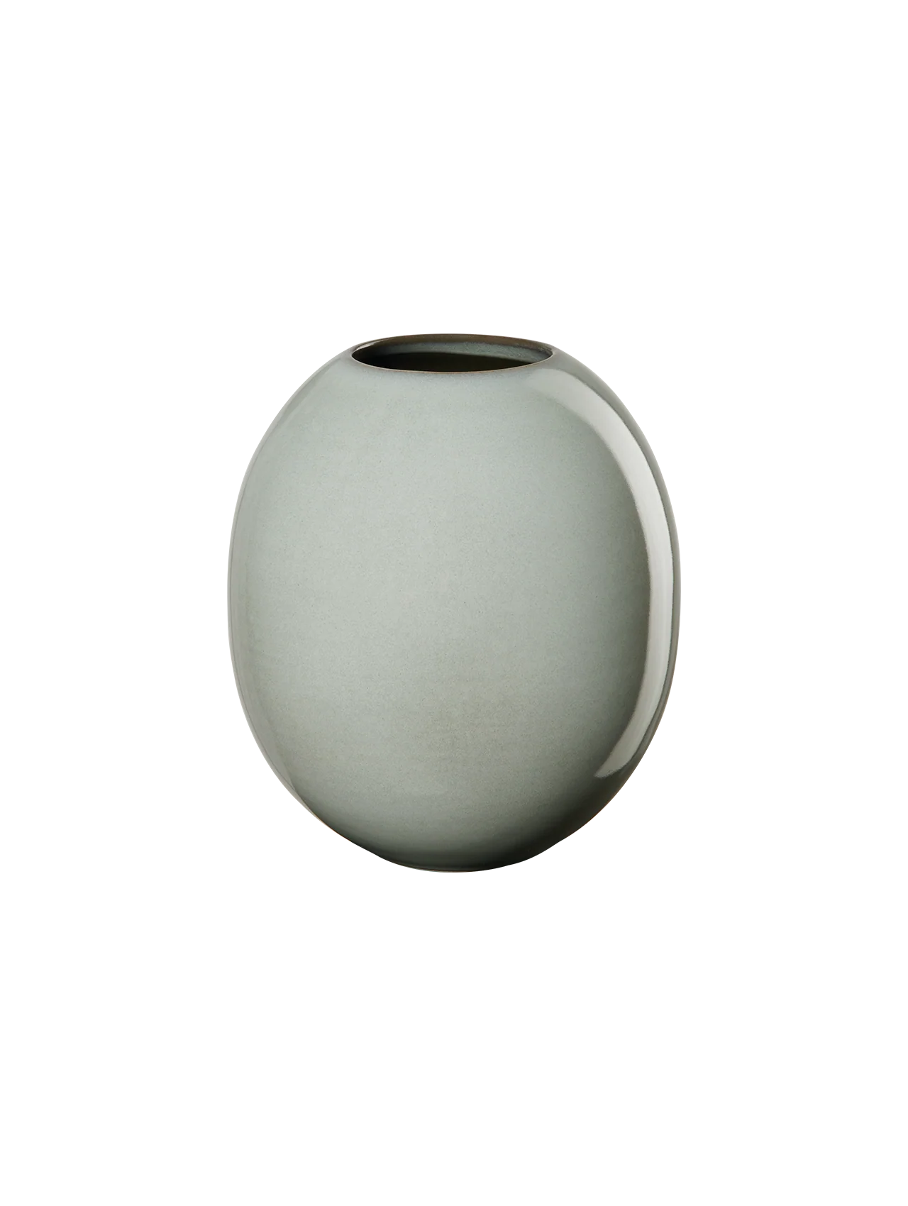 Ваза TAMAGO, высота 15 см, диаметр 14,5 см, цвет морской серый.