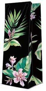 DĀVANU MAISIŅŠ PUDELEI 12x37x10CM EXOTIC FLOWERS