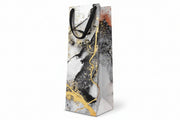 DĀVANU MAISIŅŠ PUDELEI PREMIUM 12x37x10CM MARBLE