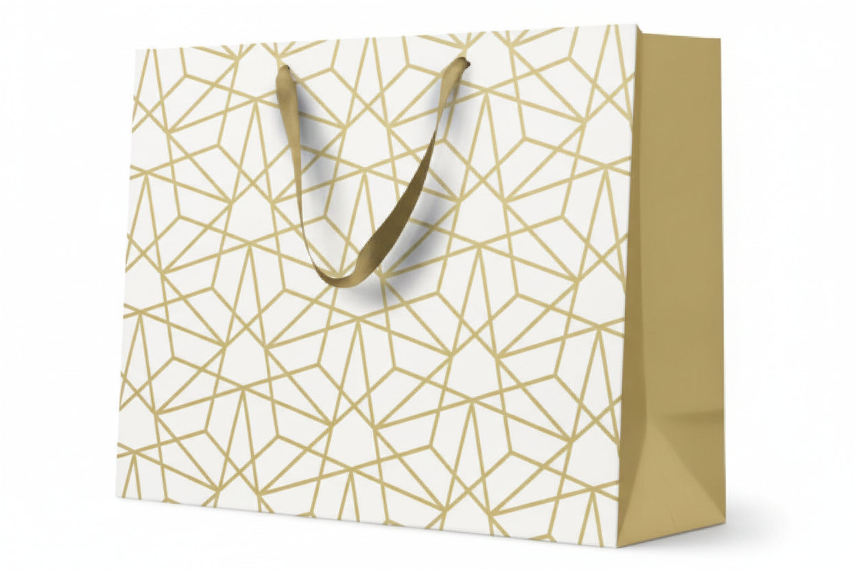 DĀVANU MAISIŅŠ HORIZ. 33.5X26.5X13CM LUXURY MESH