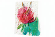 DĀVANU MAISIŅŠ LARGE 26.5X13X33.5CM PEONY WATERCOLOR