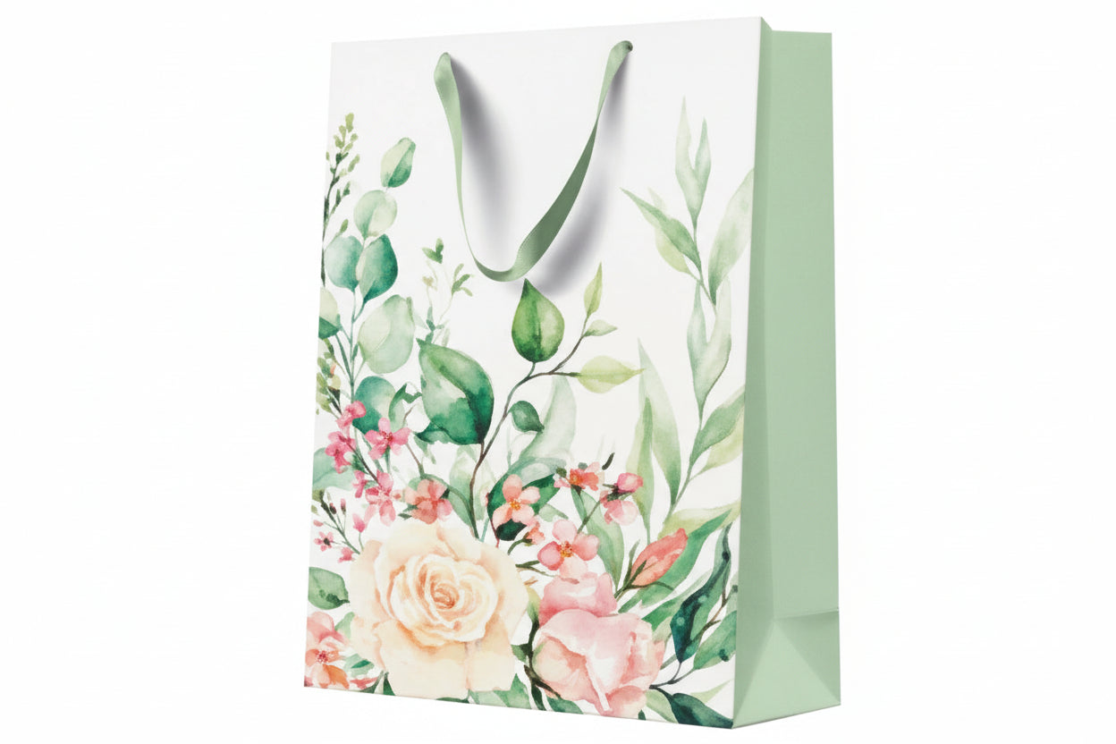 DĀVANU MAISIŅŠ BIG 30X41X12CM FLORAL MOMENTS