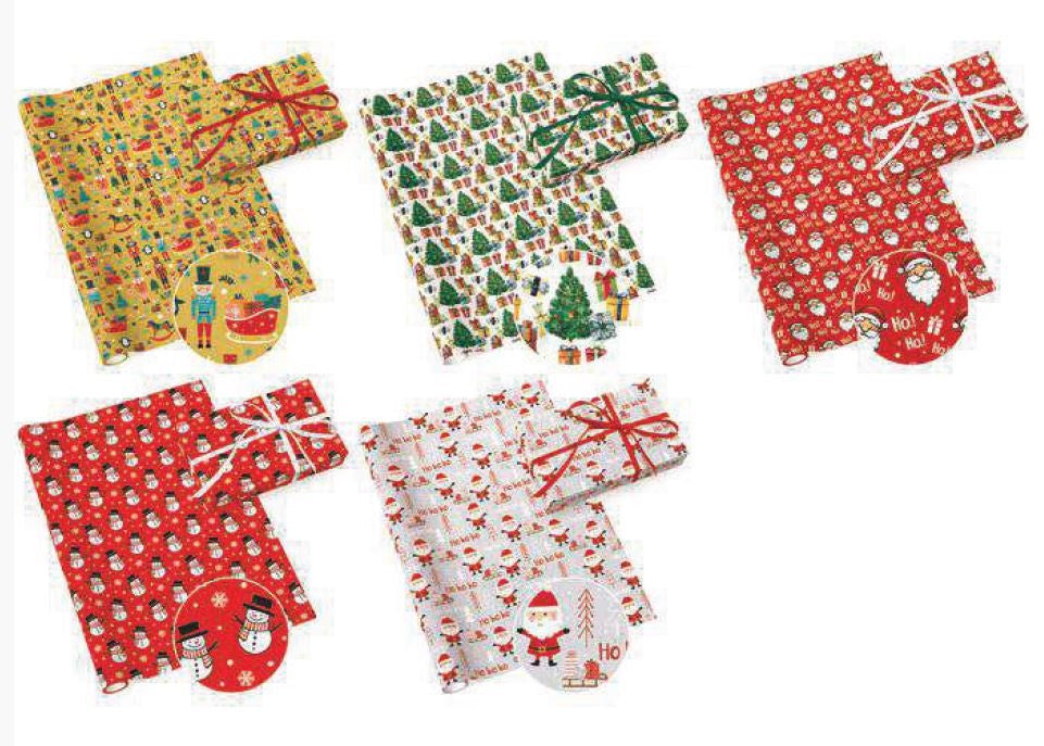 DĀVANU PAPĪRS 2x0.7M "NEUTRAL 19" 5 DIZAINI