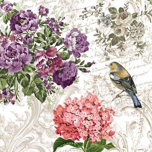 SALVETES 33x33CM CHARMING GARDEN