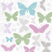 SALVETES 33X33CM SOFT BUTTERFLIES
