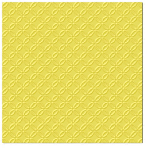 SALVETES 33x33CM INSPIRATION MODERN YELLOW