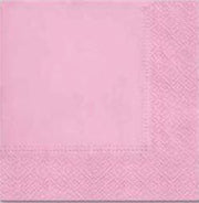 SALVETES 33x33CM UNICOLOR, ROSA