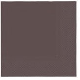 SALVETES 33X33CM UNICOLOR CHOCOLATE