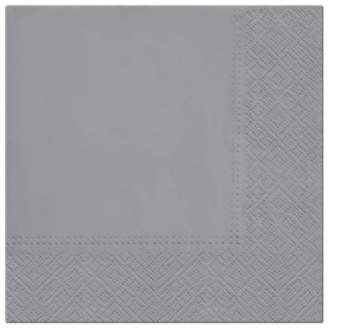 SALVETES 33X33CM UNICOLOR GREY