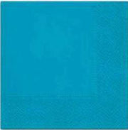 SALVETES 33x33CM UNICOLOR, TURQUOISE