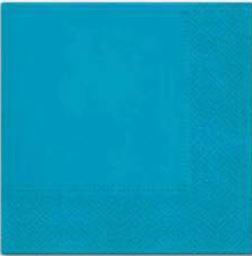 SALVETES 33x33CM UNICOLOR, TURQUOISE