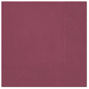 SALVETES 33x33CM UNICOLOR, BORDEAUX