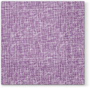 SALVETES 33X33CM LINEN STRUCTURE VIOLET
