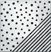 SALVETES 33x33CM DOTS AND STRIPES