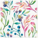SALVETES 33X33CM MULTICOLORED FLOWERS