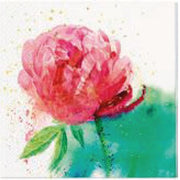 SALVETES 33X33CM PEONY WATERCOLOR