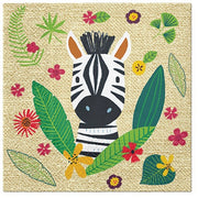 SALVETES 33x33CM, JUNGLE FRIENDS