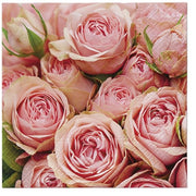 SALVETES 33X33CM LOTS OF ROSES